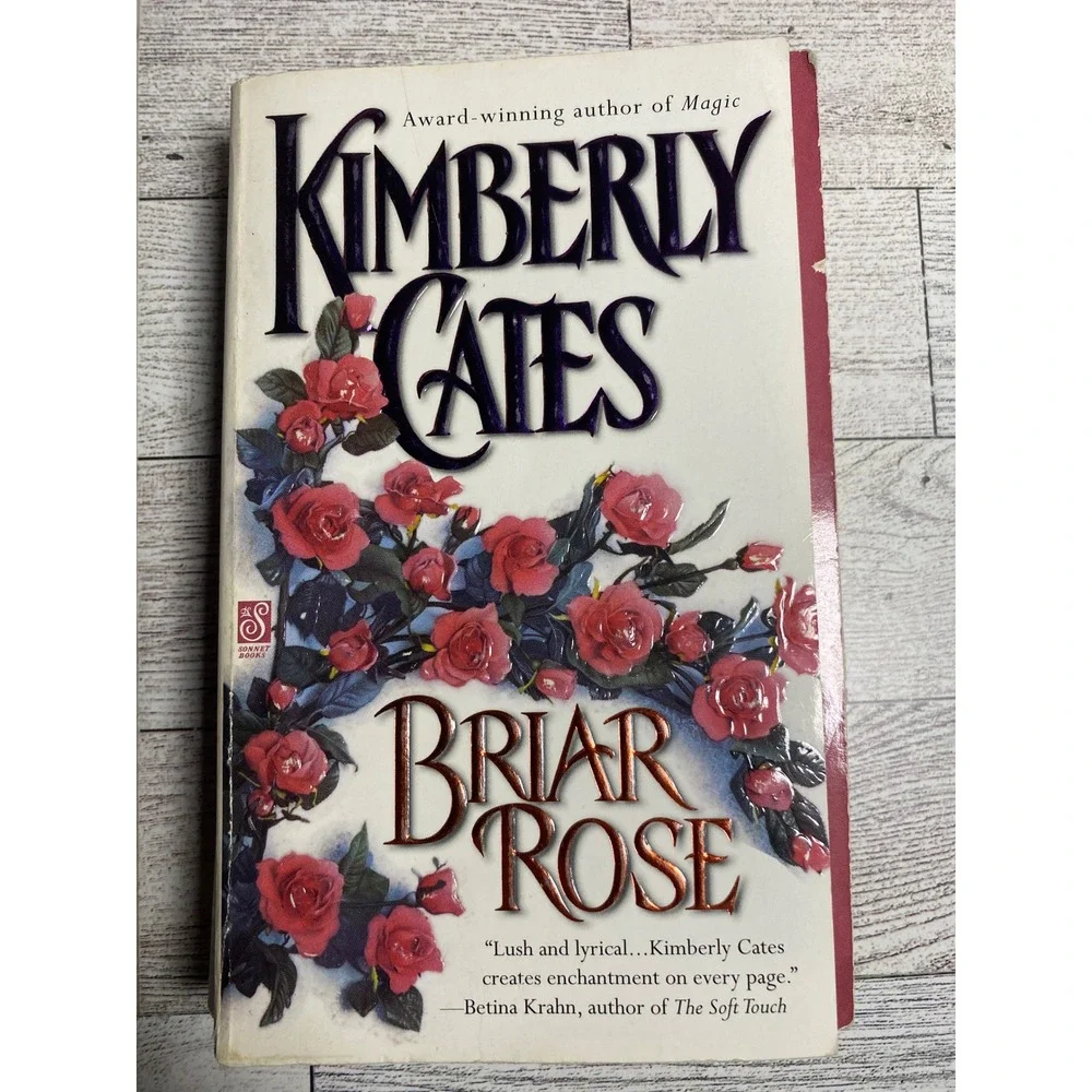 Kimberly Cates Briar Rose Historical Romance Paperback 1999 First Print Stepback